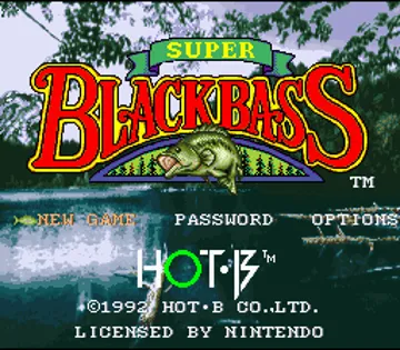 Super Black Bass (USA) screen shot title